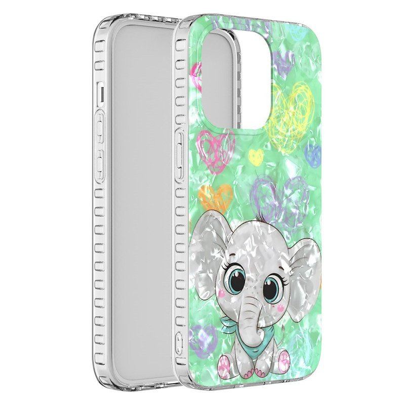 Skal iPhone 14 Pro Max Snygg Elefant