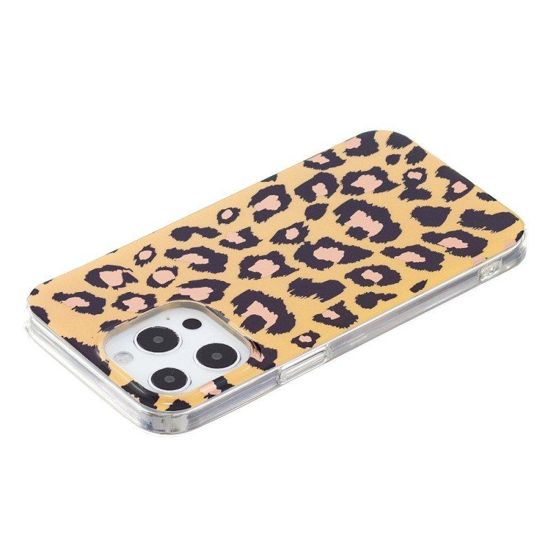 Skal iPhone 15 Pro Leopardmönster