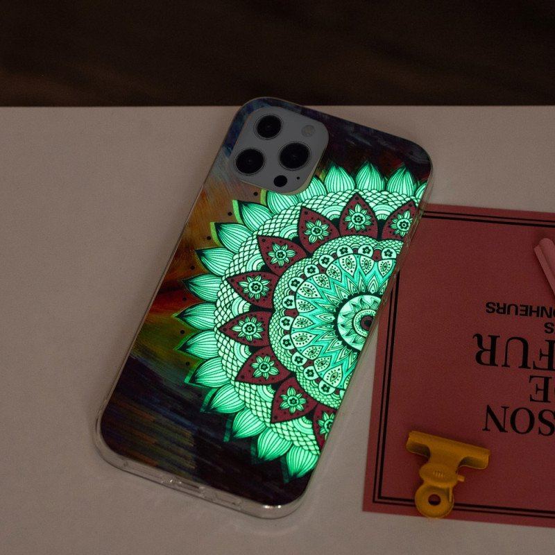 Skal iPhone 15 Pro Max Fluorescerande Mandala