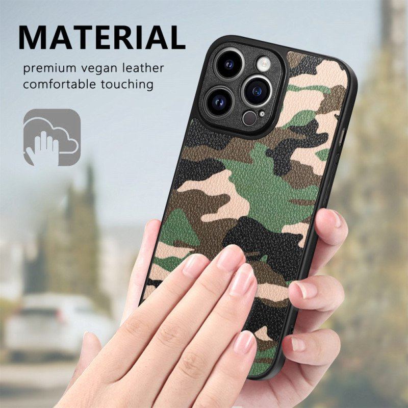 Skal iPhone 15 Pro Max Militärt Kamouflage