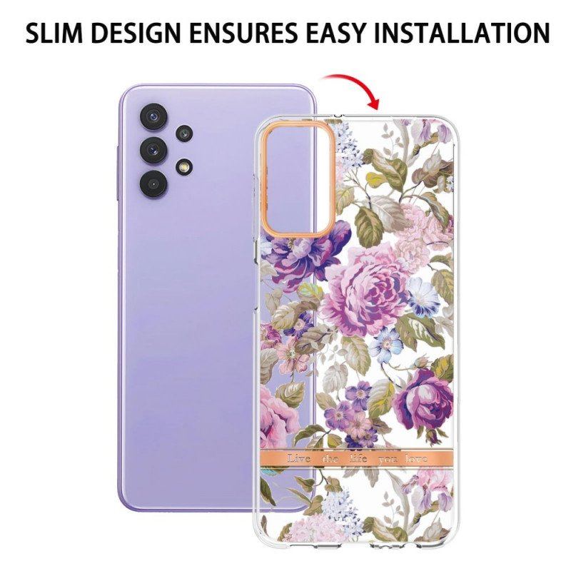 Skal Samsung Galaxy A13 Sömlös Blommig