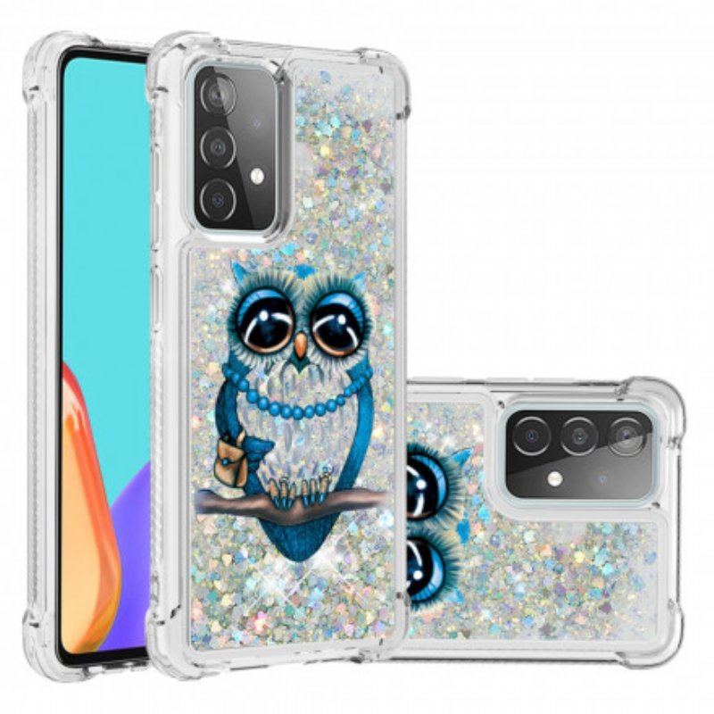 Skal Samsung Galaxy A52 4G / A52 5G / A52s 5G Miss Owl Paljetter