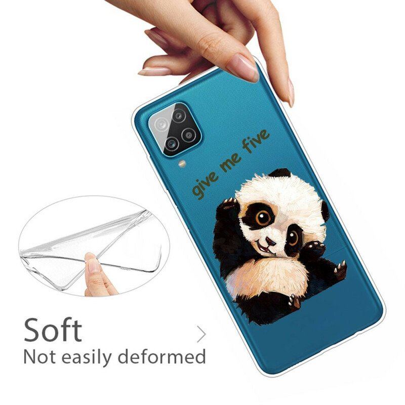 Skal Samsung Galaxy M12 / A12 Seamless Panda Give Me Five