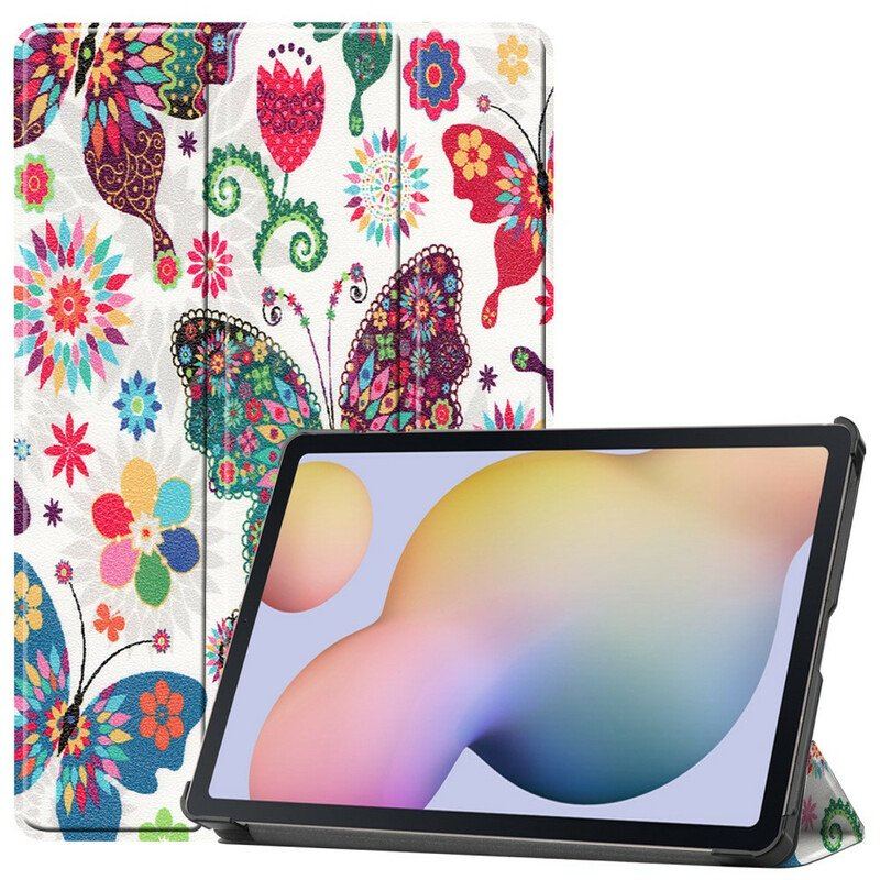 Skal Samsung Galaxy Tab S8 / Tab S7 Vintage Blompennhållare