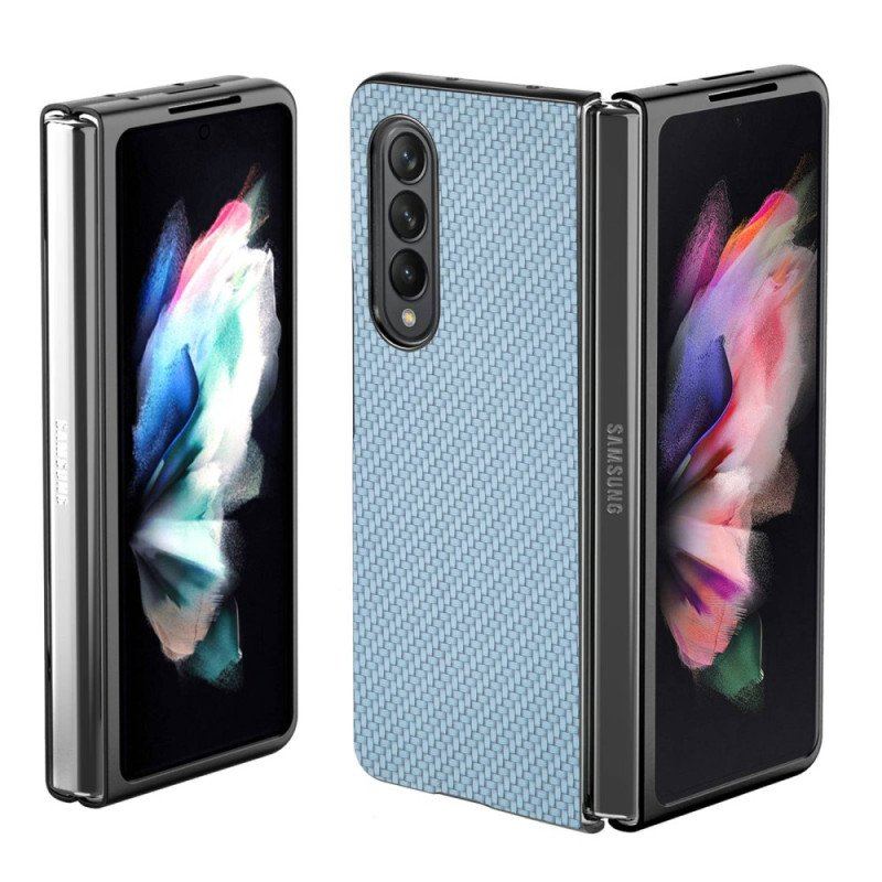 Skal Samsung Galaxy Z Fold 4 Vävd Effekt Kolfiber