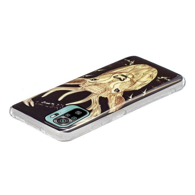 Skal Xiaomi Redmi Note 10 / 10S Fluorescerande Majestic Deer