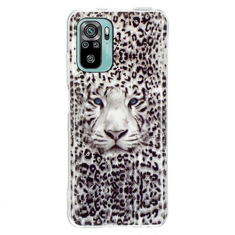 Skal Xiaomi Redmi Note 10 / 10S Leopard Fluorescerande