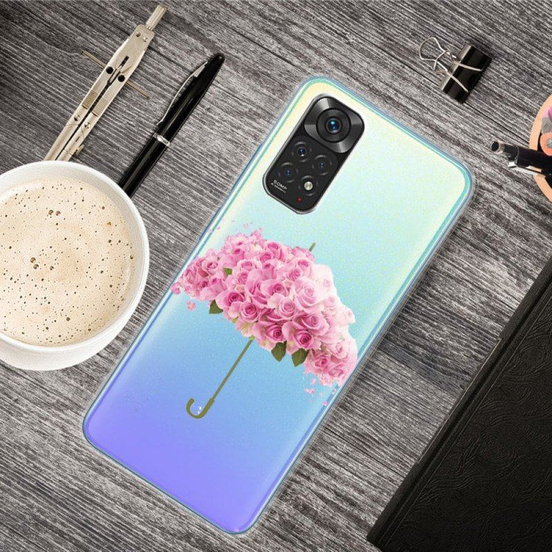 Skal Xiaomi Redmi Note 11 / 11S Paraply I Rosor