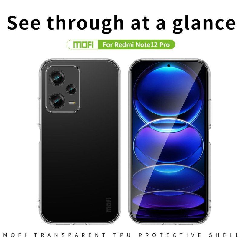 Skal Xiaomi Redmi Note 12 Pro Transparent Mofi